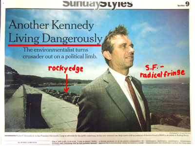 The Latest NYT Democratic Swamp Creature: RFK Jr.