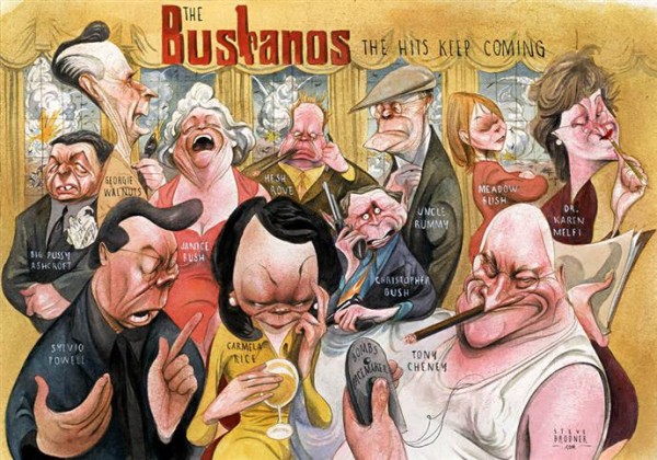 The Murder of Political Illustration …and the “Bushanos”