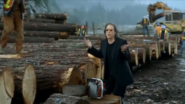Snickering Super Bowl Ads: Whiny Liberals Mowed Down in Logging Accident