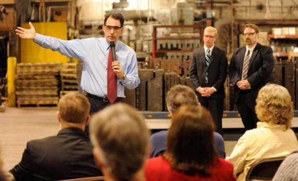 Scott Walker: The Factory Photo-Op