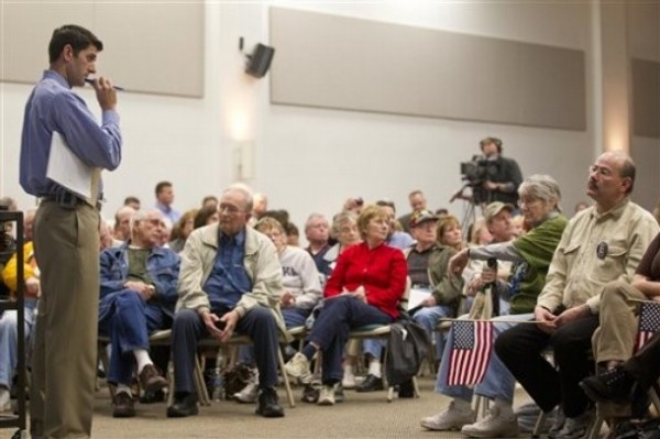 Paul Ryan "Listening" and the Point of the Flag