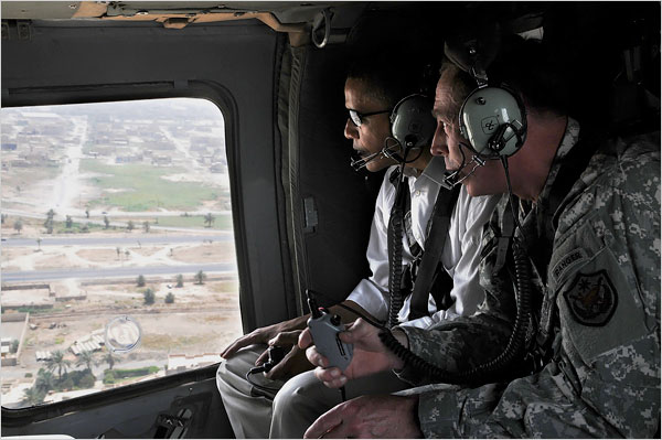 Obama helicopter Iraq
