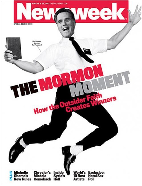 Romney Mormon Newsweek cover