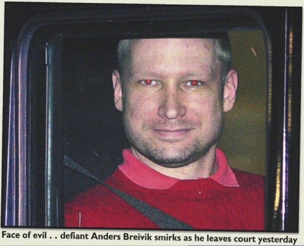 The "Devil": Norway Killer Breivik Faces Court, Tabloids