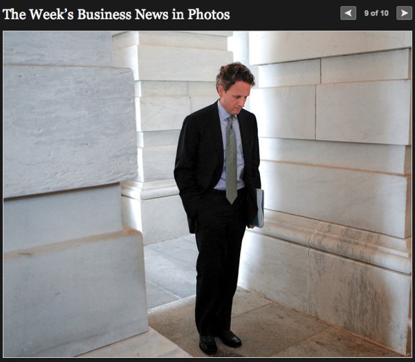 Geithner alone NYT