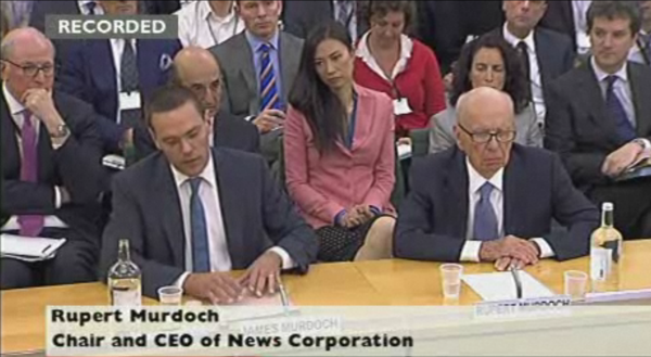 Murdoch Parliament Post Awkward Interruption