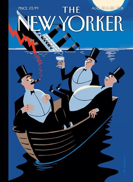 New Yorker U.S.S. Economy Cover: Smell of Titanic in the Morning