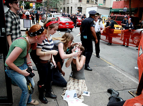 NYPD Occupy Wall Street Pepper-Gate: White Shirts Gone Wild