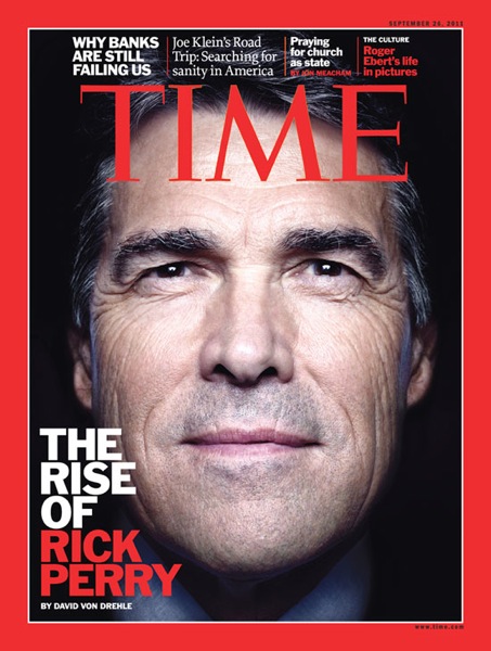 TIME's Rick Perry "Near-Nomination" Cover