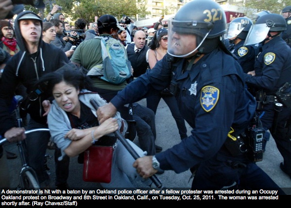 Occupy Oakland: Headbashing and Kittens