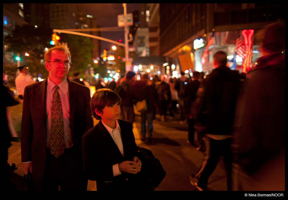 Nina Berman at Occupy Wall Street: Magnetism on the Upper West Side