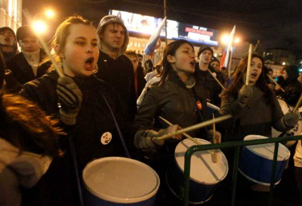 Some Visible Differences Between Protests in Russia and the U.S.