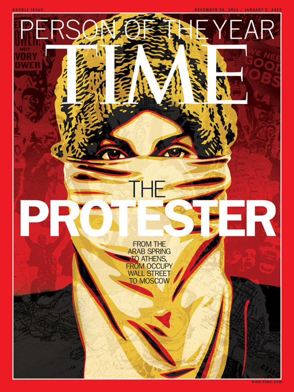 Our Take on TIME's Very Smart "Person of the Year" Protester Cover