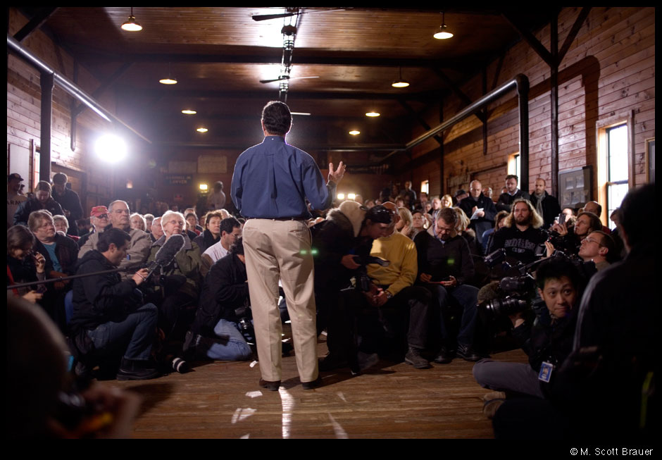 Santorum's Spell: Photographer M. Scott Brauer in New Hampshire