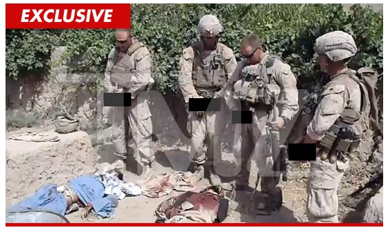 Soldiers urinating on Taliban TMZ