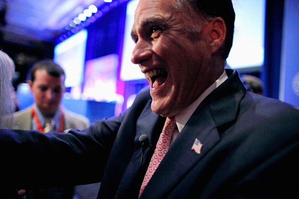 The Romney "Plastered On" Smile