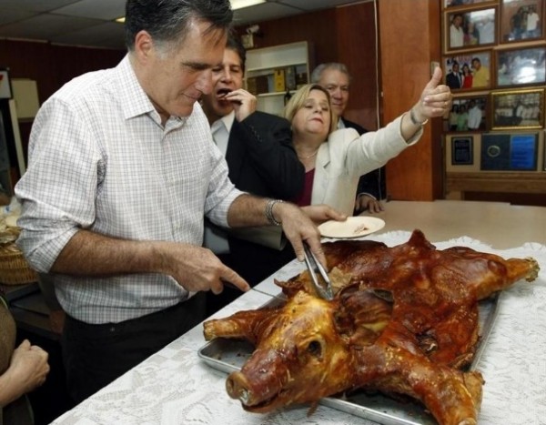 Romney Cutting it Up With the Hispanics