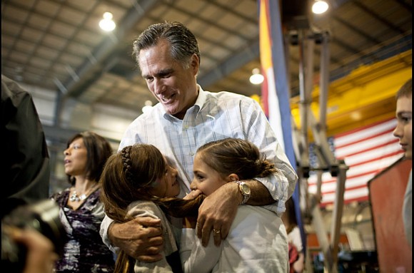 Romney hug Whittaker