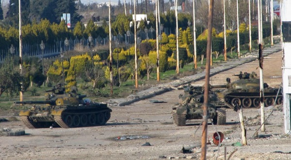 Syrian Tanks Baba Amr 2 10 12
