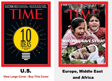 Time Covers: Syria Lost in the Mix
