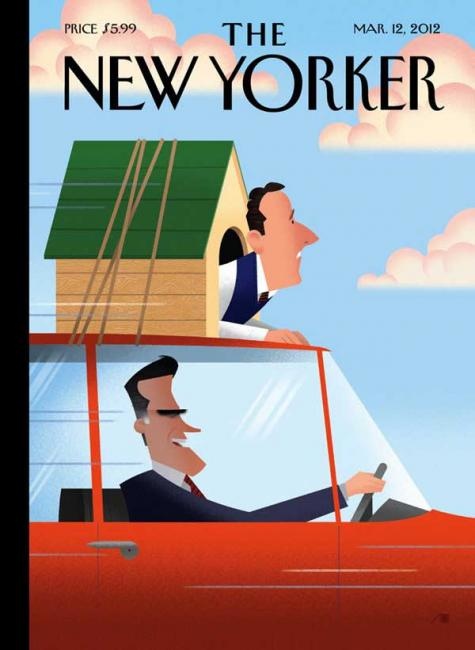 The New Yorker Romney/Ricky "Dog on the Roof" Cover – Why it's Burning More Rubber Right Now