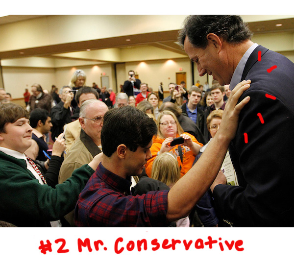 Santorum Mr Conservative Super Tuesday 2