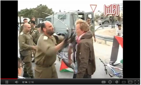Israeli Soldier Attacks Demonstrator … and Thoughts on All the Eisners in the World