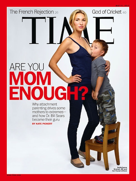 Time breastfeeding  Mom Enough cover 442