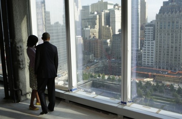 Obamas Atop One World Trade Center: The Nation's Clean Up Man
