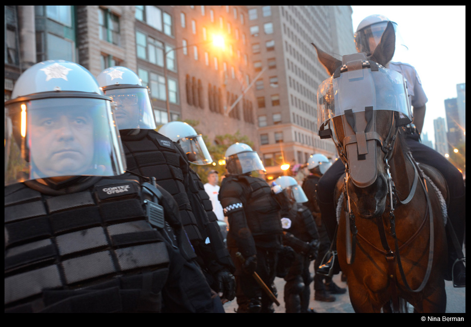 Riot Horse. (Photo by Nina Berman.)