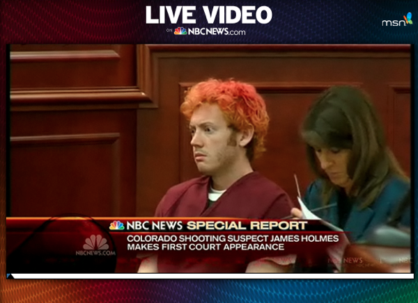 James Holmes in Court first appearance 1