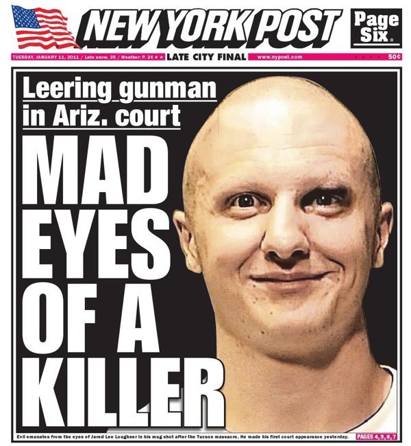 Loughner New York Post cover