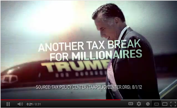 Romney Trump Obama ad