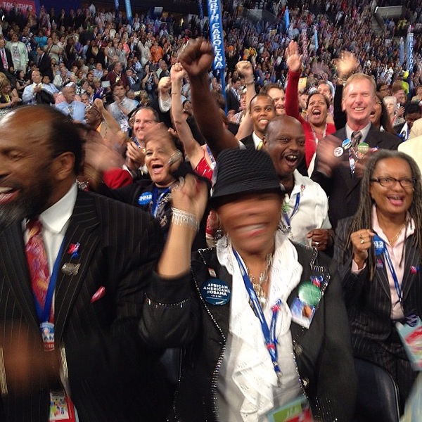 DNC: Feeling It (Photos via Charles Dharapak/Instagram)