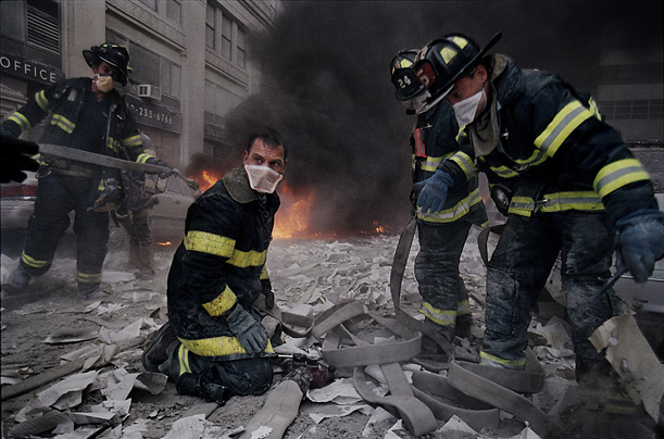 Nachtwey 9 11 Fireman Kneeling Original