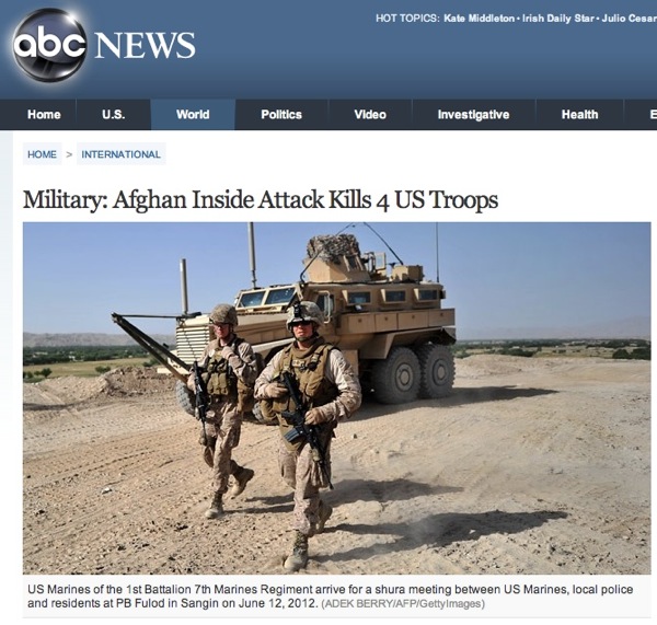 US Marines Afghanistan