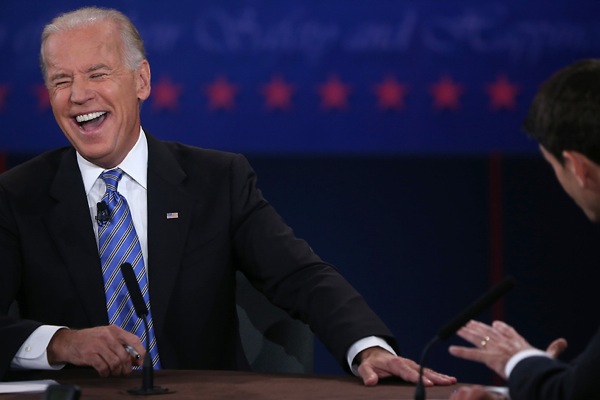 Biden laughing Veep debate
