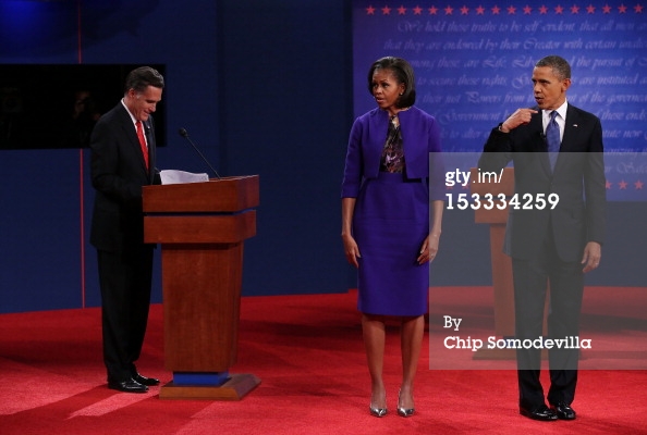 Obama Michelle post debate Denver 2012