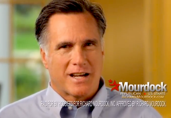 Romney Mourdock ad
