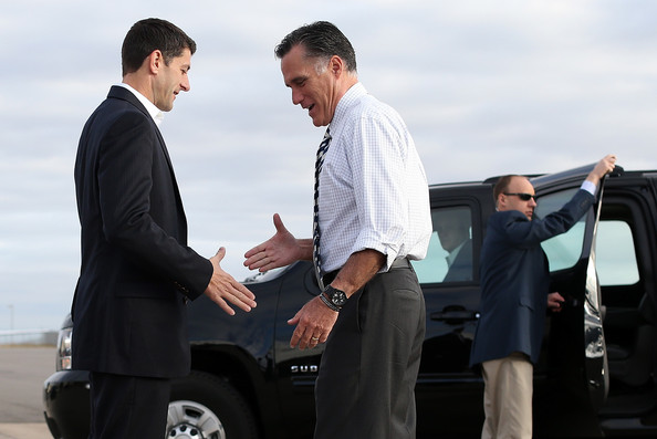 Romney Ryan Denver tarmac.