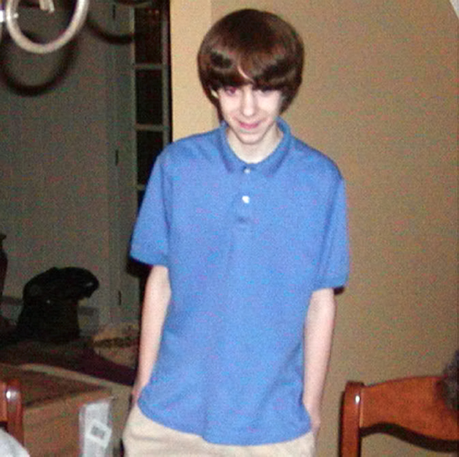 Adam Lanza blue shirt