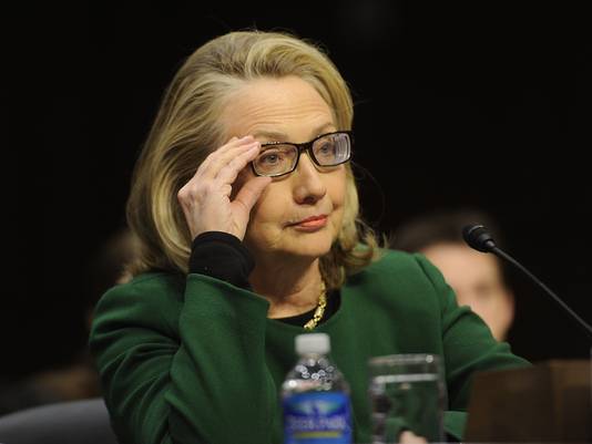 Hillary Clinton Eyes Members of Congress (and a Presidential Future?) During Benghazi Hearings