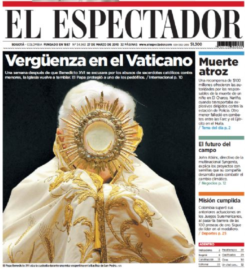 Pope Benedict El Espectador