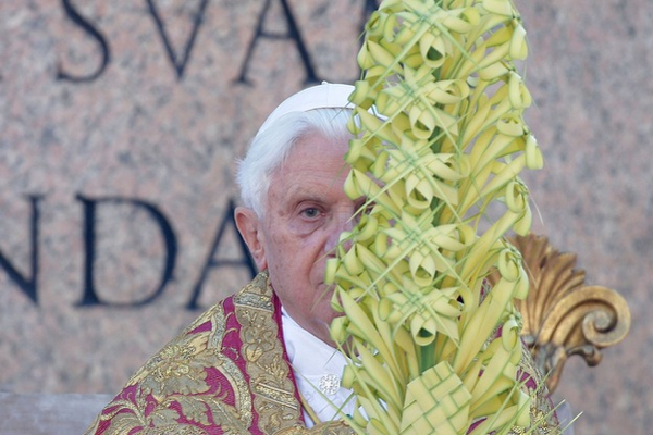 Pope Benedict Palm Sunday