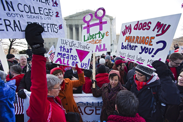 Family Snaps vs. There Must be Blood: More Gay Marriage Protest Optics