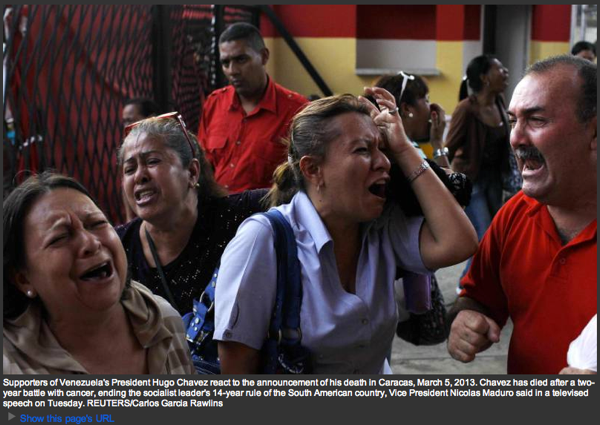 Reuters Chavez RIP