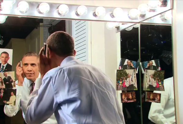 Obama as Daniel Day Lewis