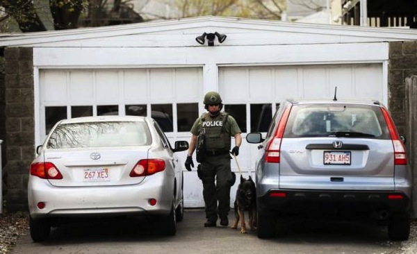 Bombing suspects Watertown driveway