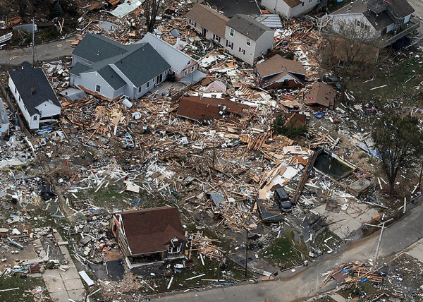 Sandy damage NJ aerial
