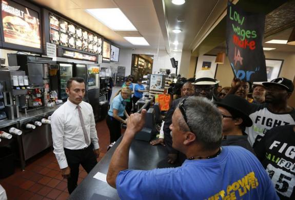 Fast Food Workers Strike Reuters 2